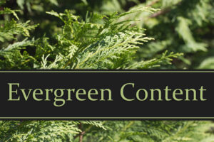 Creating evergreen content